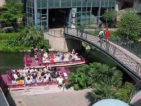 Boating at the River Walk in San Antonio